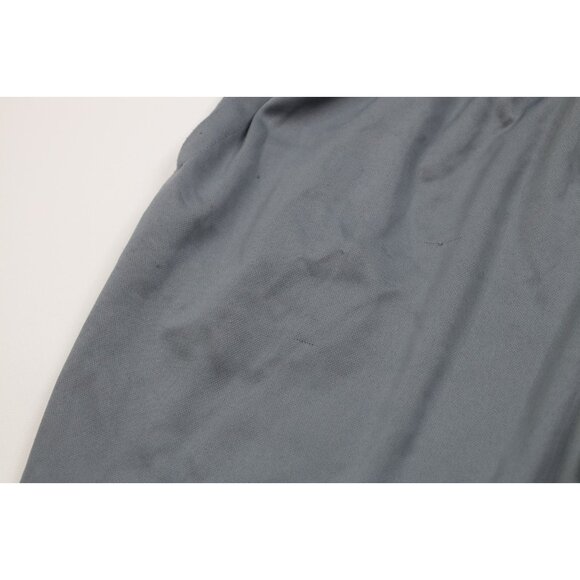 Vintage Y2K Nike Air Jordan Mens XL Jumpan Wide Leg Sweatpants Pants Gray Silver - Picture 5 of 14